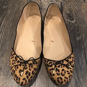 Zara Trafaluc Leopard Ballet Flats